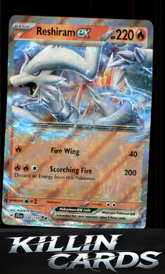Reshiram ex 030/159 Pokemon Double Rare SV09: Journey Together Card NM