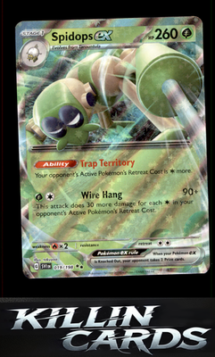 Spidops ex - 019/198 019/198 Pokemon Double Rare SV01: Scarlet & Violet Base Set