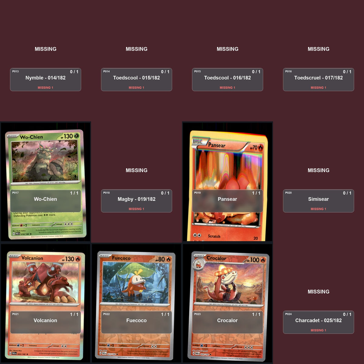 Pokemon TCG SV04: Paradox Rift C/UC/R Standard Set 75 Cards