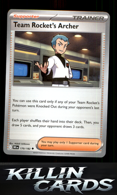 Team Rocket's Archer - 170/182 170/182 Pokemon Uncommon SV10: Destined Rivals Ca