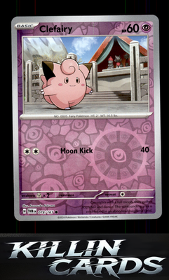 Reverse Holofoil Clefairy 078/167 Pokemon Common SV06: Twilight Masquerade Card