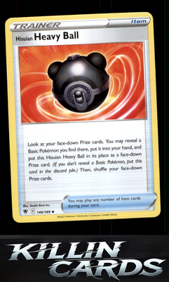 Hisuian Heavy Ball 146/189 Pokemon Uncommon SWSH10: Astral Radiance Card NM
