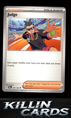 Judge - 167/182 167/182 Pokemon Uncommon SV10: Destined Rivals Card NM