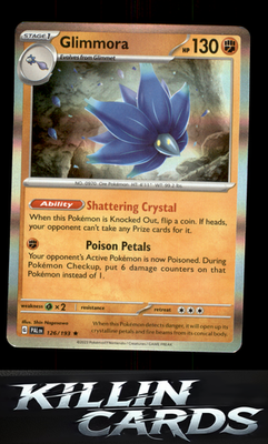 Glimmora 126/193 Pokemon Rare SV02: Paldea Evolved Card NM