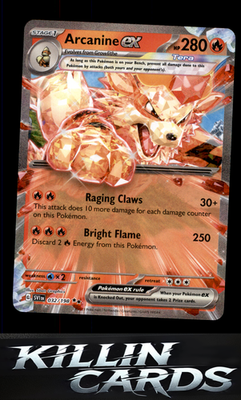 Arcanine ex - 032/198 032/198 Pokemon Double Rare SV01: Scarlet & Violet Base Se