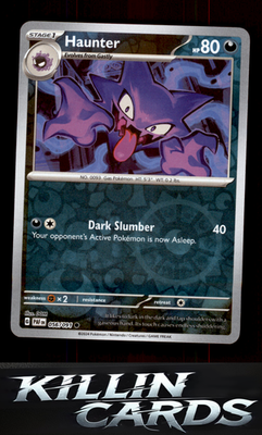 Reverse Holofoil Haunter 056/091 Pokemon Common SV: Paldean Fates Card NM