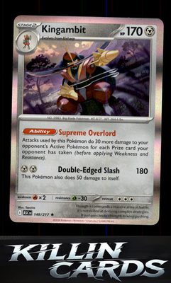 Kingambit 148/217 Pokemon Rare ME: Ascended Heroes Card NM