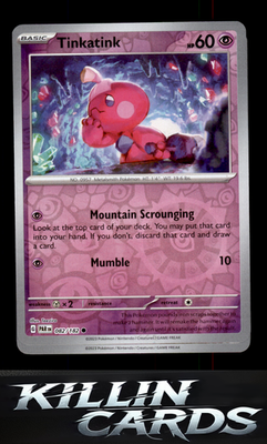 Reverse Holofoil Tinkatink - 082/182 082/182 Pokemon Common SV04: Paradox Rift C