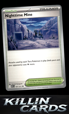 Nighttime Mine 197/217 Pokemon Uncommon ME: Ascended Heroes Card NM