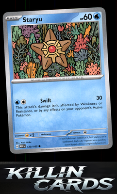 Staryu 120/165 Pokemon Common SV: Scarlet & Violet 151 Card NM