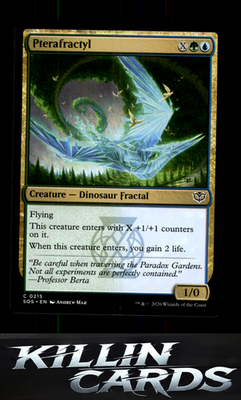 Pterafractyl 215 Magic C Secrets of Strixhaven Card NM