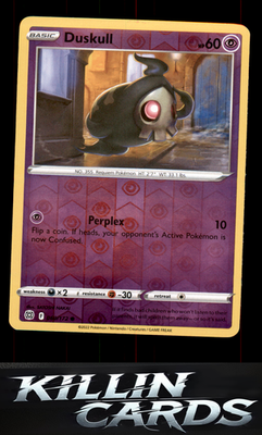 Reverse Holofoil Duskull 060/172 Pokemon Common SWSH09: Brilliant Stars Card NM