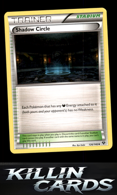 Shadow Circle 126/146 Pokemon Uncommon XY Base Set Card LP