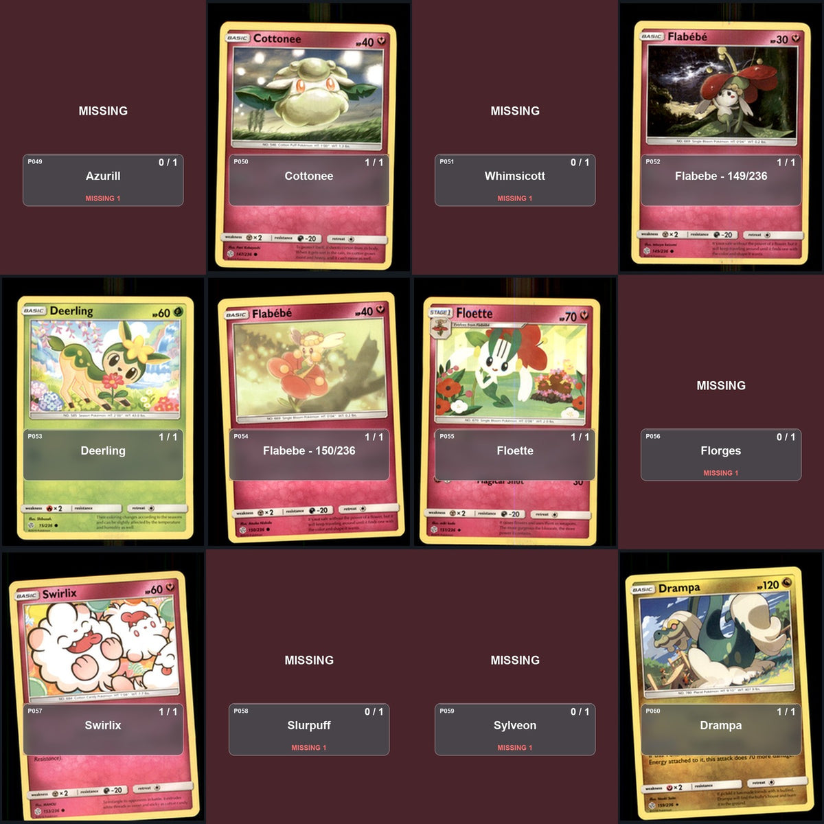 Pokemon TCG SM - Cosmic Eclipse C/UC/R Standard Set 143 Cards