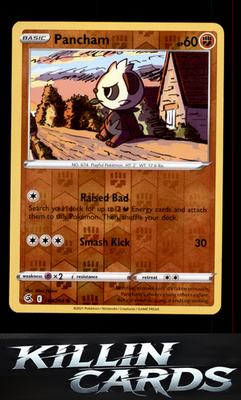 Reverse Holofoil Pancham 149/264 Pokemon Common SWSH08: Fusion Strike Card NM