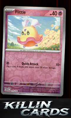 Reverse Holofoil Flittle - 079/182 079/182 Pokemon Common SV04: Paradox Rift Car