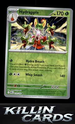 Reverse Holofoil Hydrapple - 018/182 018/182 Pokemon Rare SV10: Destined Rivals