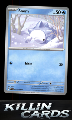 Snom 052/217 Pokemon Common ME: Ascended Heroes Card NM