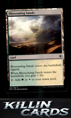 Blossoming Sands 231 Magic C Khans of Tarkir Card NM