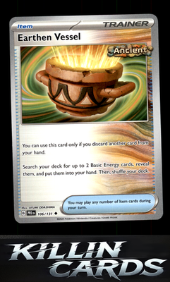 Earthen Vessel 106/131 Pokemon Uncommon SV: Prismatic Evolutions Card NM