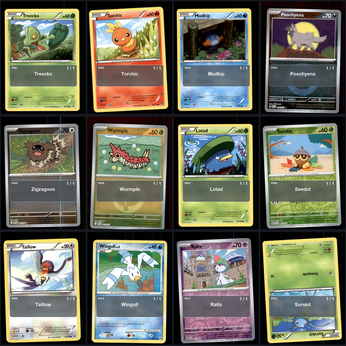 Pokemon TCG Generation 3 Pokemon Pokedex Set 132 Cards Collection