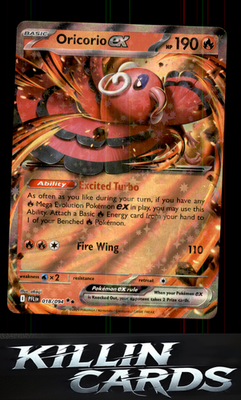 Oricorio ex - 018/094 018/094 Pokemon Double Rare ME02: Phantasmal Flames Card N