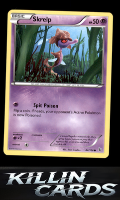 Skrelp 44/106 Pokemon Common XY - Flashfire Card NM