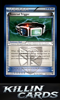 Reversal Trigger (Team Plasma) 86/101 Pokemon Uncommon Plasma Blast Card LP