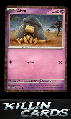 Abra 063/165 Pokemon Common SV: Scarlet & Violet 151 Card NM