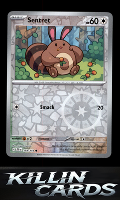 Reverse Holofoil Sentret 118/159 Pokemon Common SV09: Journey Together Card NM