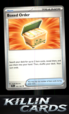Boxed Order 143/162 Pokemon Uncommon SV05: Temporal Forces Card NM