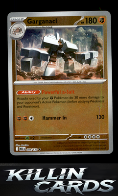 Reverse Holofoil Garganacl - 084/132 084/132 Pokemon Uncommon ME01: Mega Evoluti