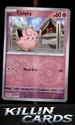 Reverse Holofoil Clefairy 078/167 Pokemon Common SV06: Twilight Masquerade Card