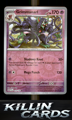 Reverse Holofoil Grimmsnarl 073/159 Pokemon Uncommon SV09: Journey Together Card