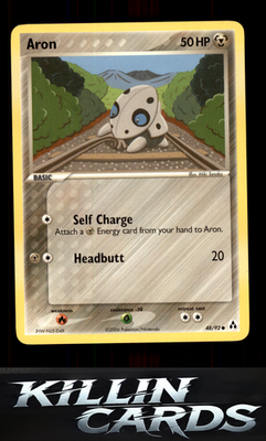 Aron 48/92 Pokemon Common Legend Maker Card LP