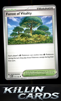 Forest of Vitality 117/132 Pokemon Uncommon ME01: Mega Evolution Card NM