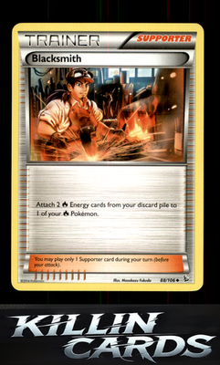 Blacksmith 88/106 Pokemon Uncommon XY - Flashfire Card LP