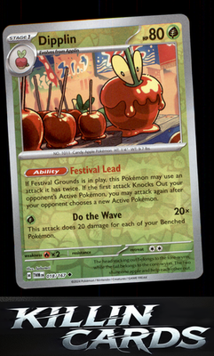 Reverse Holofoil Dipplin - 018/167 018/167 Pokemon Uncommon SV06: Twilight Masqu