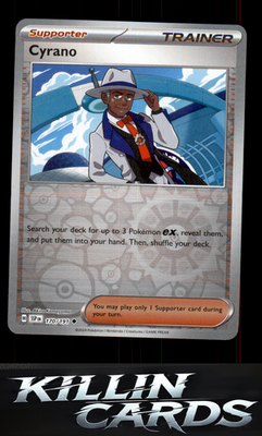 Reverse Holofoil Cyrano - 170/191 170/191 Pokemon Uncommon SV08: Surging Sparks