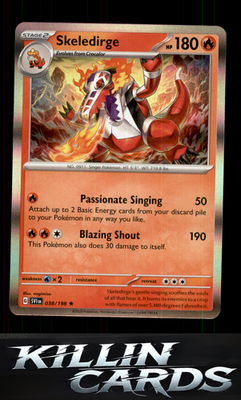 Skeledirge 038/198 Pokemon Rare SV01: Scarlet & Violet Base Set Card NM