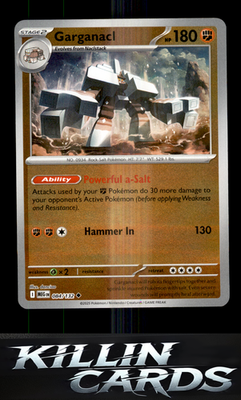 Reverse Holofoil Garganacl - 084/132 084/132 Pokemon Uncommon ME01: Mega Evoluti