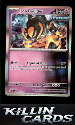 Iron Boulder 046/131 Pokemon Rare SV: Prismatic Evolutions Card NM