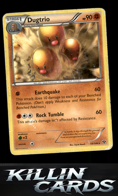 Dugtrio 59/146 Pokemon Rare XY Base Set Card LP