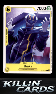 Shaka OP13-107 One Piece Card Game C Carrying On His Will Card NM