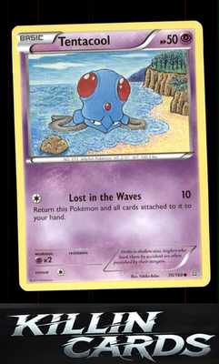 Tentacool 70/160 Pokemon Common XY - Primal Clash Card NM