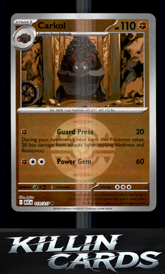 Reverse Holofoil Carkol (Dusk Ball) 119/217 Pokemon Common ME: Ascended Heroes C