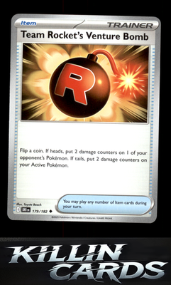 Team Rocket's Venture Bomb 179/182 Pokemon Uncommon SV10: Destined Rivals Card N