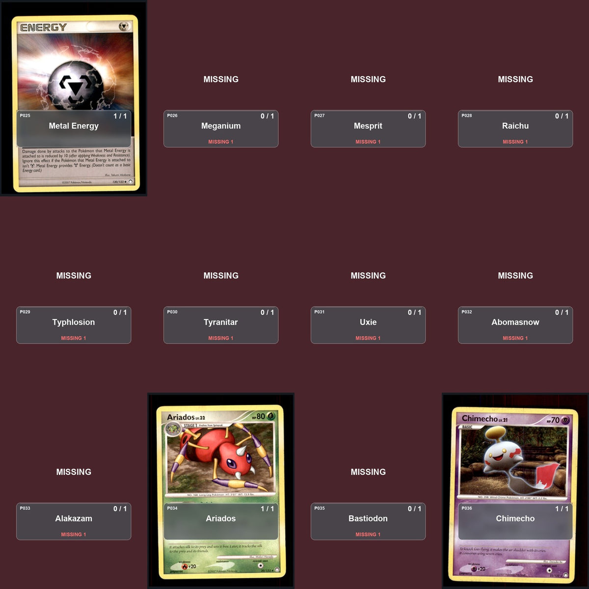 Pokemon TCG Mysterious Treasures C/UC/R Standard Set 54 Cards
