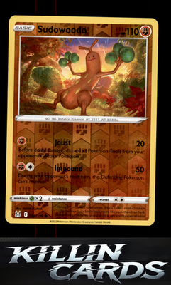 Reverse Holofoil Sudowoodo 094/196 Pokemon Common SWSH11: Lost Origin Card NM