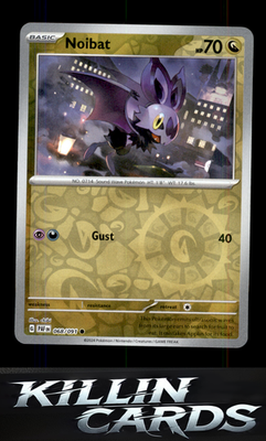 Reverse Holofoil Noibat - 068/091 068/091 Pokemon Common SV: Paldean Fates Card